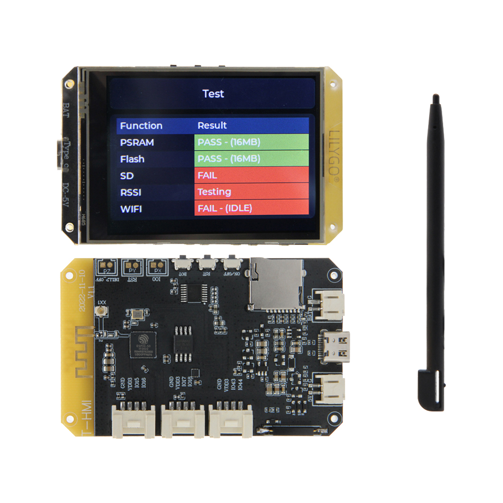 Ttgo Tdisplay - Moduł rozwojowy TTGO T-HMI ESP32-S3 z