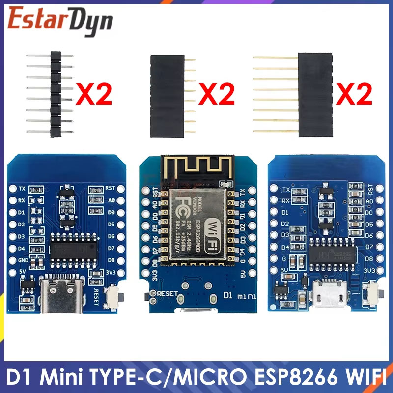 D1 Mini TYPE-C/MICRO ESP8266 E – Nodemcuv2 recenzja i cena