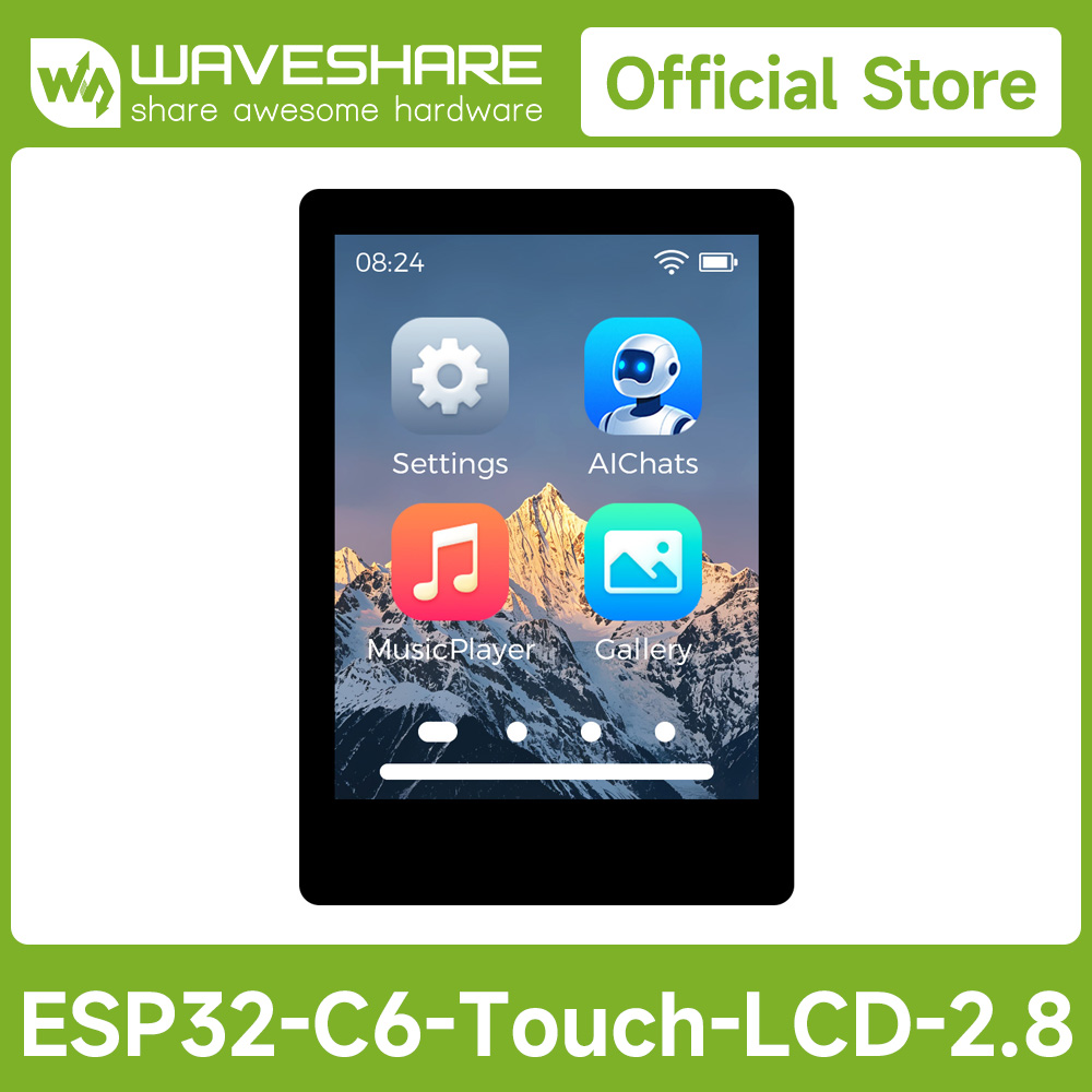 Waveshare ESP32-C6 2,8-calowy  – Doit Esp32 recenzja i cena