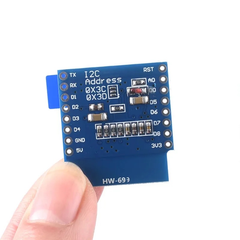 Moduł wyświetlacza OLED 0,66 c – Wemos D1 recenzja i cena