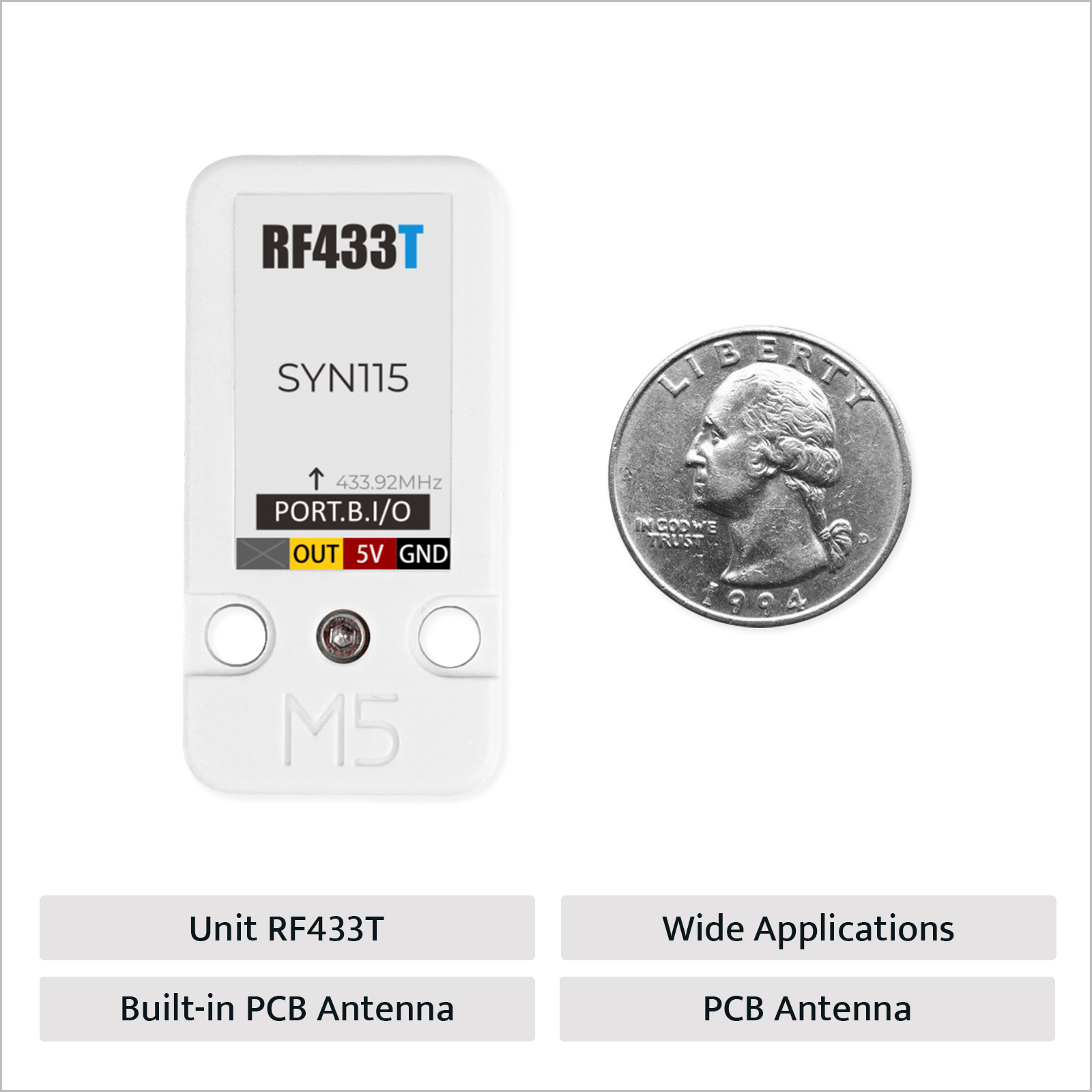 Oficjalny nadajnik RF UNIT 433 – M5Stack recenzja i cena