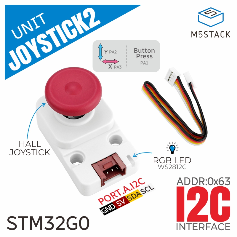 Oficjalny joystick M5Stack I2c – M5Stack recenzja i cena