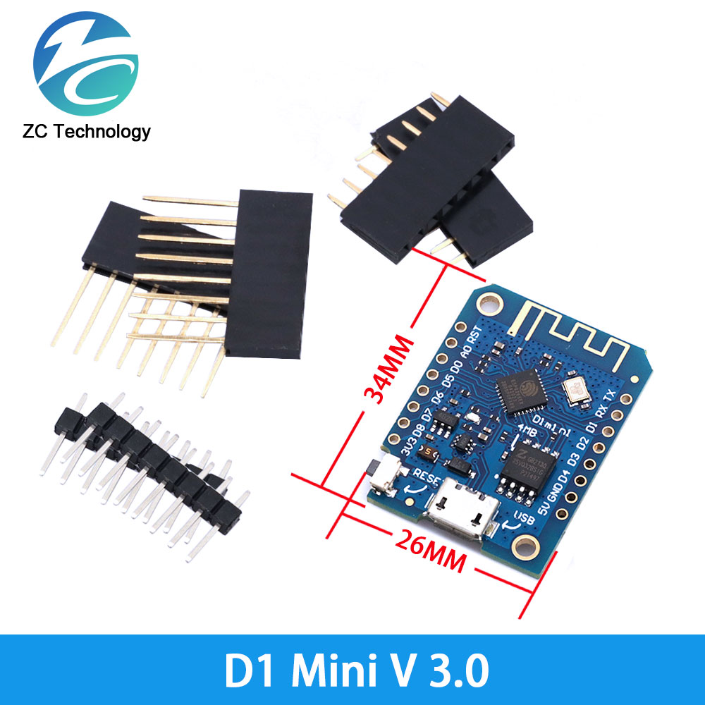 D1 Mini ESP8266 ESP-12F CH340G – Wemos D1 recenzja i cena
