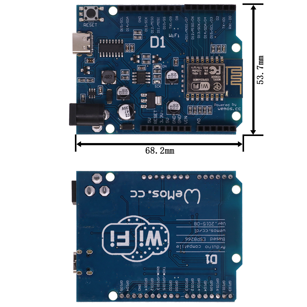 ESP-12E WeMos D1 R2 UNO R3 CH3 – Wemos D1 recenzja i cena