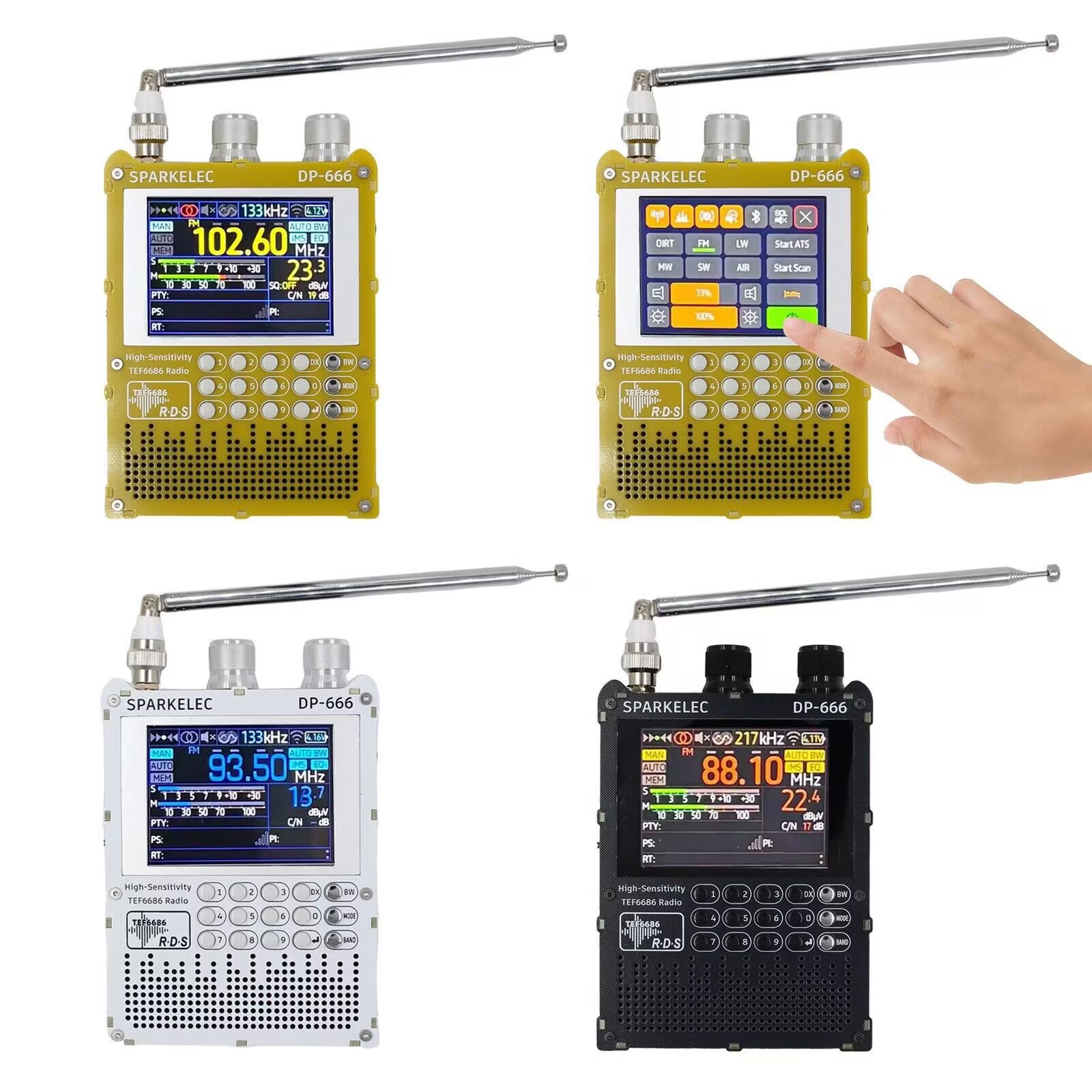 Nowe radio DP-666 TEF6686 o wy – Devkitc recenzja i cena